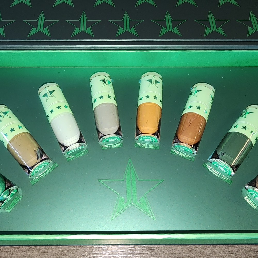 Jeffree Star money honey mini green Velour liquid lipstick bundle